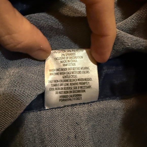 Sanrio Kids Hello Kitty Denim Overalls - Picture 7 of 7